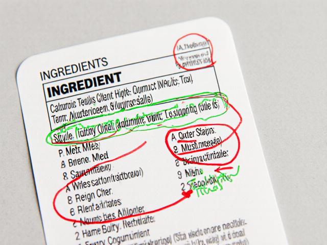 Diagram showing how to read cat food labels