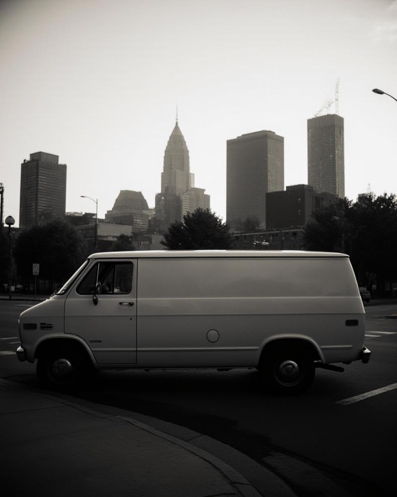 Delivery truck in Nashville